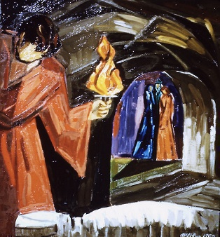 Mary Virginia Marelli painting